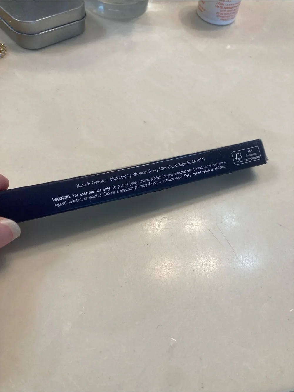 Westmore beauty Lasting Effects Soft Glide Eyeliner – Ultra Black